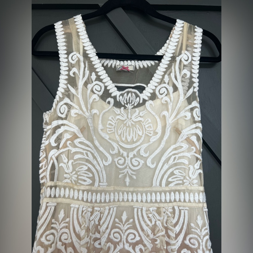 BHLDN X Anthropologie Jola Lace Mini Dress, Size 4 - Picture 5 of 11